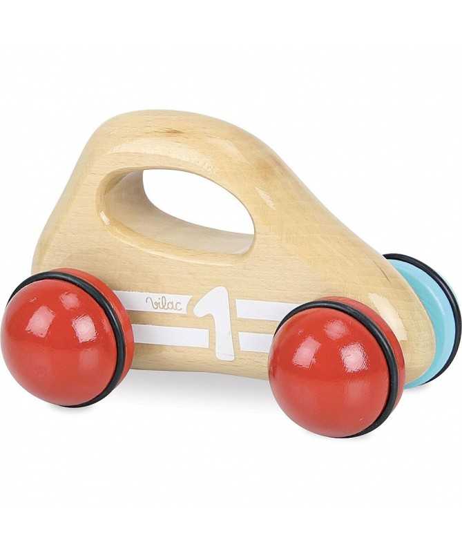 Voiture 1er âge bois naturel - Jouets d'éveil - Baraka Jeux