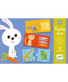 Puzzle duo - A table ! (20 pcs)