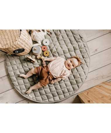 Tapis d'éveil matelassé et sac de joeuts  - Soft - Coton biologique