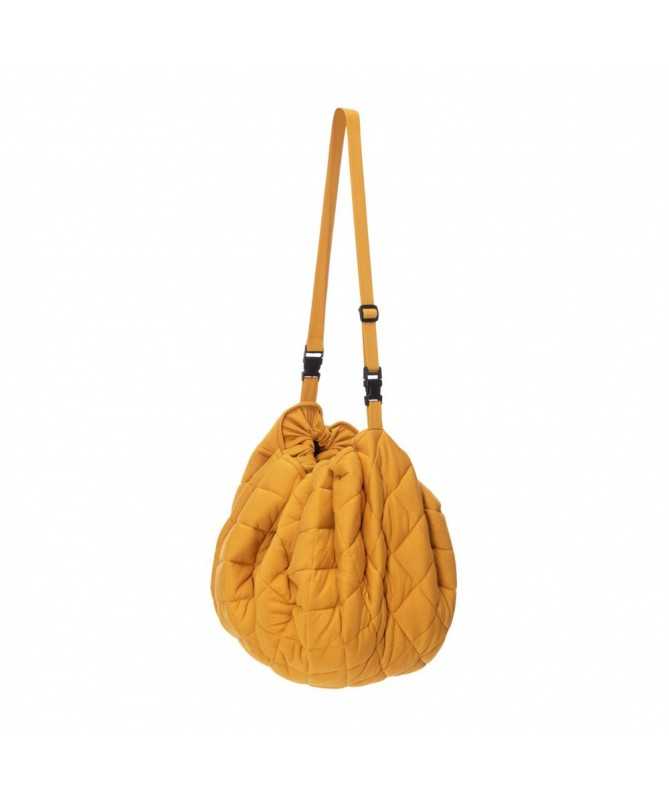 Tapis d'éveil matelassé et sac de jouets - Soft - Coton biologique - Mustard Chai Tea Tapis d'éveil matelassé et sac de jouets - Soft - Coton biologique - Mustard Chai Tea
