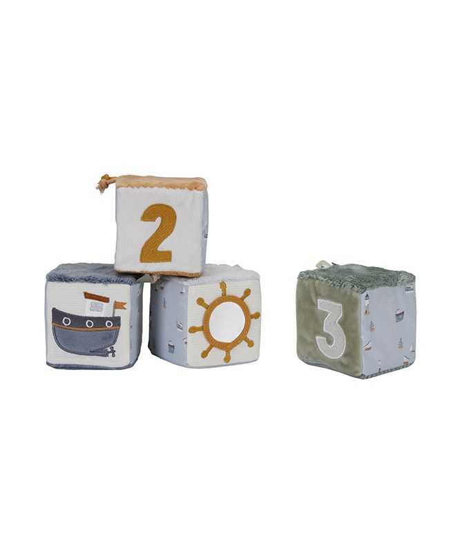 Lot de 4 cubes doux - Sailors Bay Lot de 4 cubes doux - Sailors Bay