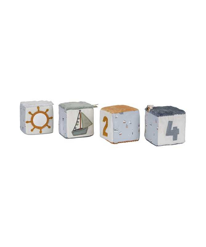 Lot de 4 cubes doux - Sailors Bay Lot de 4 cubes doux - Sailors Bay