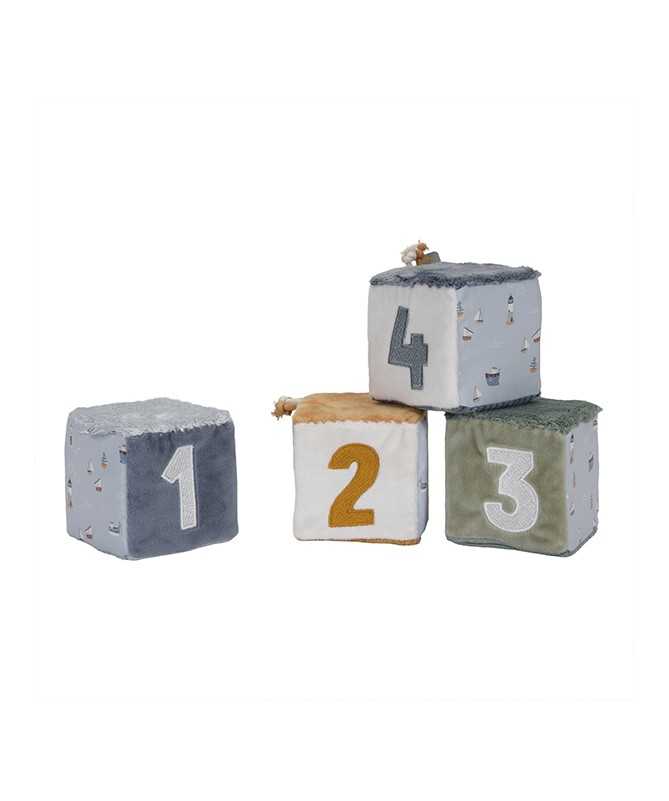 Lot de 4 cubes doux - Sailors Bay Lot de 4 cubes doux - Sailors Bay