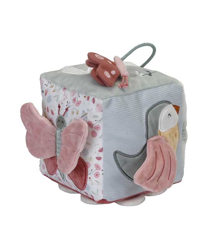 Cube d'activités doux - Flowers & Butterflies Cube d'activités doux - Flowers & Butterflies