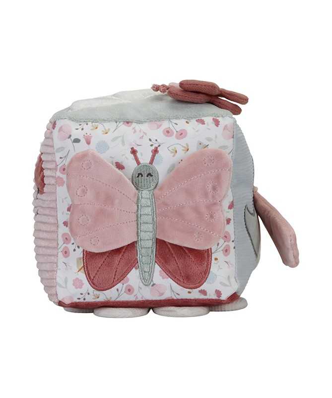 Cube d'activités doux - Flowers & Butterflies Cube d'activités doux - Flowers & Butterflies