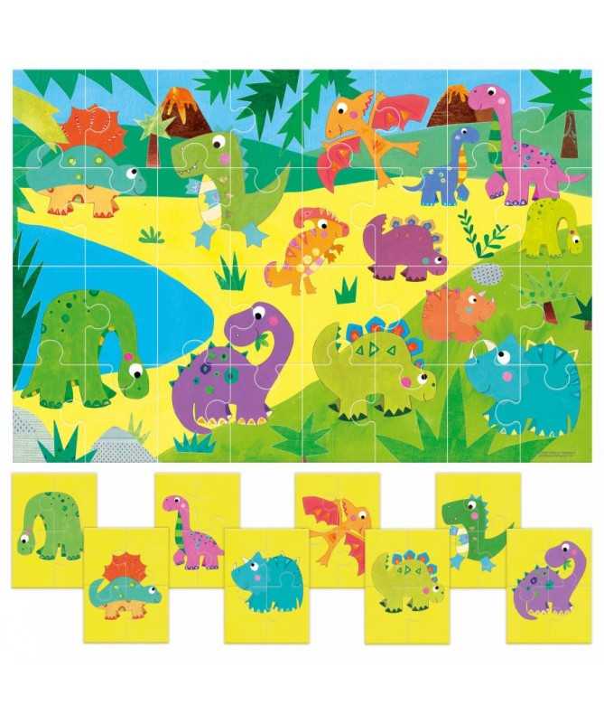 Puzzle 8 + 1 Dinosaures Puzzle 8 + 1 Dinosaures