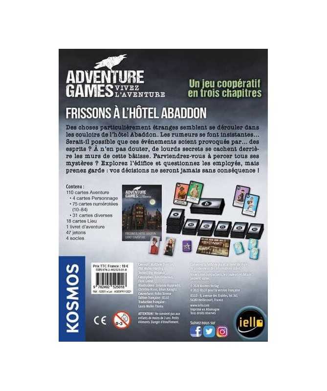 Adventure Games - Frissons à l'Hôtel Abaddon