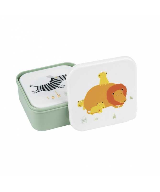 Set de 3 lunch box - La Savane Set de 3 lunch box - La Savane