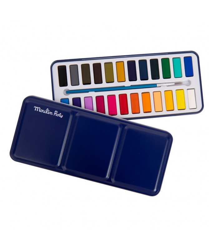 Boite aquarelle Aujourd'hui c'est mercredi Boite aquarelle Aujourd'hui c'est mercredi