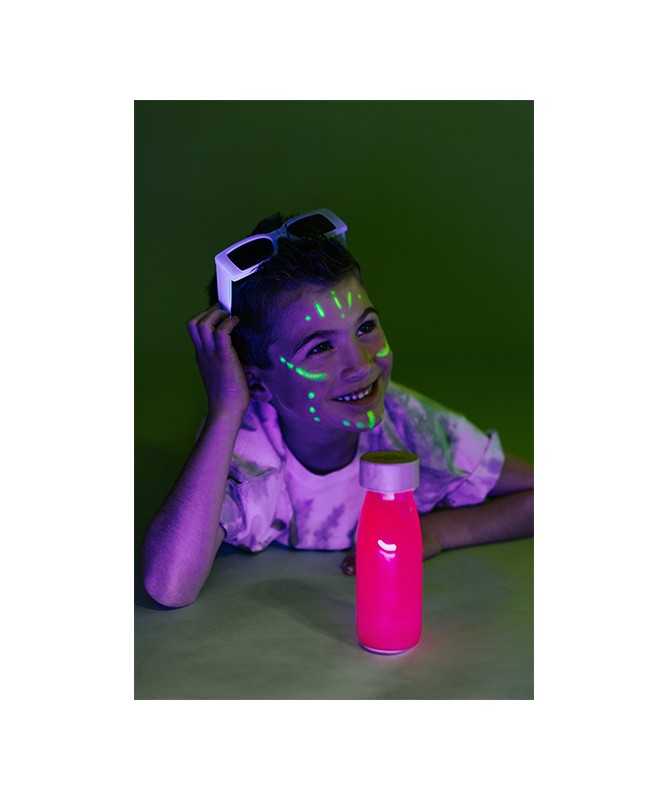 Bouteille sensorielle - Observation - Rose Fluo