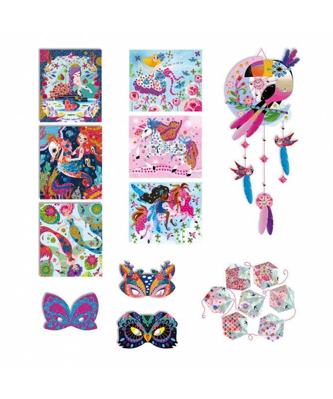Coffret Multi activités - 11 decos Girly Coffret Multi activités - 11 decos Girly