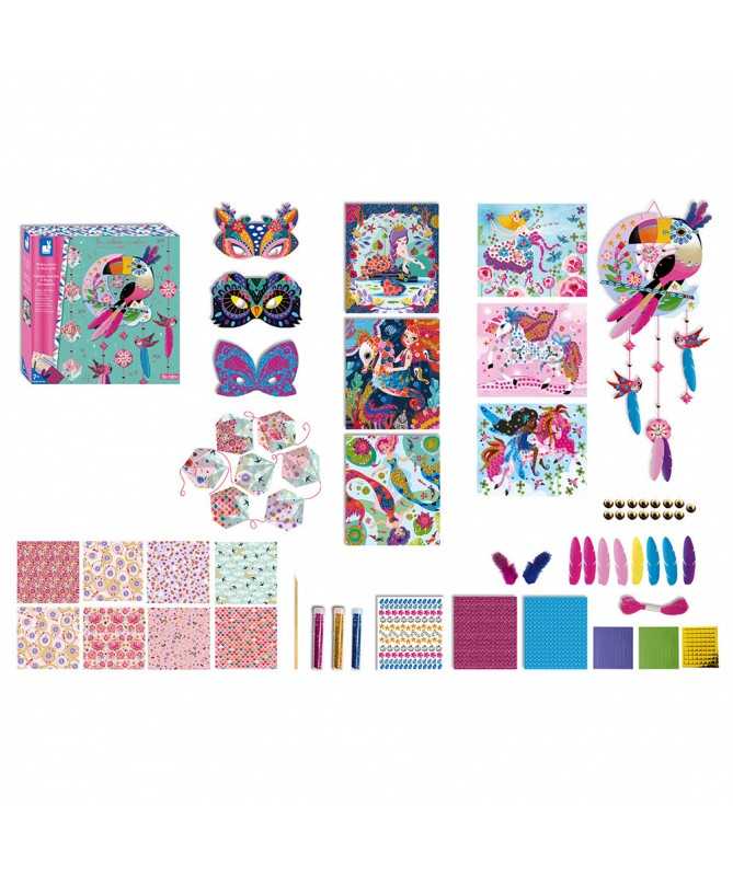 Coffret Multi activités - 11 decos Girly Coffret Multi activités - 11 decos Girly