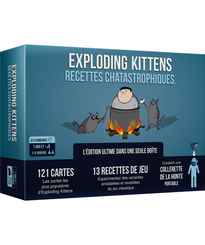 Exploding Kittens - Recettes Chatastrophiques Exploding Kittens - Recettes Chatastrophiques