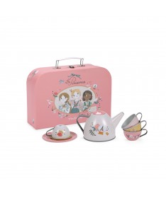 Valise dînette thé métal - Les Parisiennes