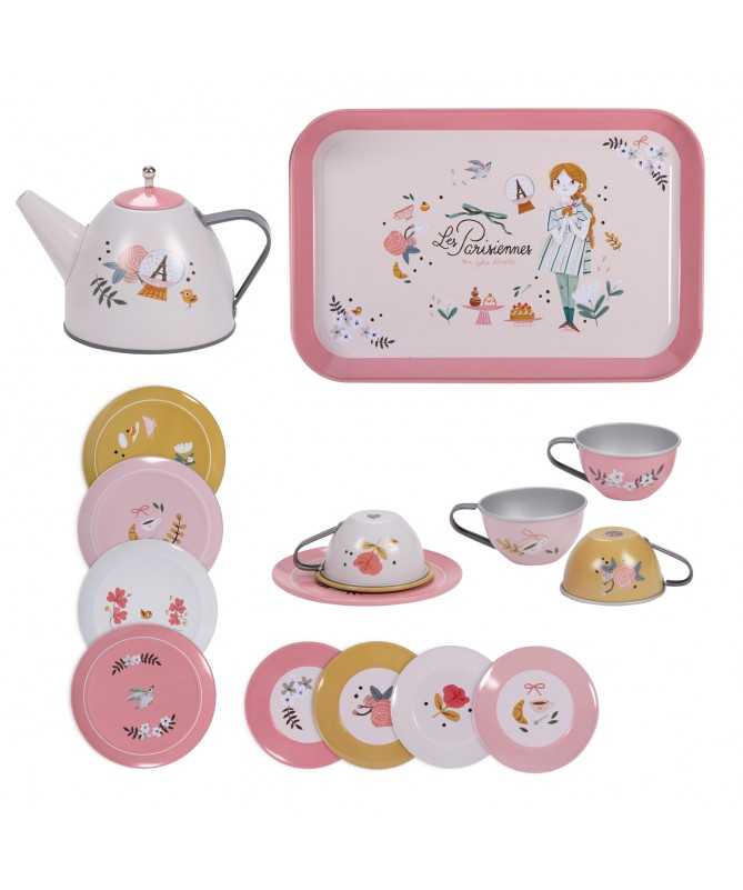 Valise dînette thé métal - Les Parisiennes Valise dînette thé métal - Les Parisiennes