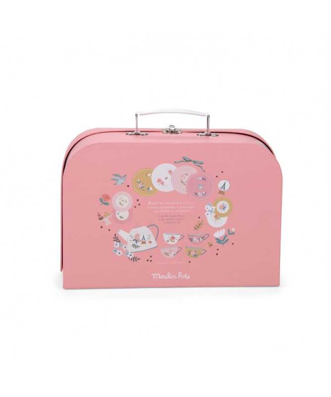 Valise dînette thé métal - Les Parisiennes Valise dînette thé métal - Les Parisiennes