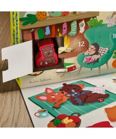 Mon premier calendrier de l'avent - Noël avec la famille Ours