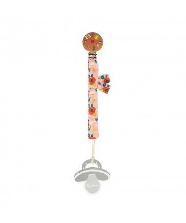 K'doux - Attache-tétine Coquelicot