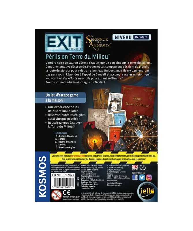 Exit - Le Seigneur des Anneaux : Périls en Terre du Milieu Exit - Le Seigneur des Anneaux : Périls en Terre du Milieu
