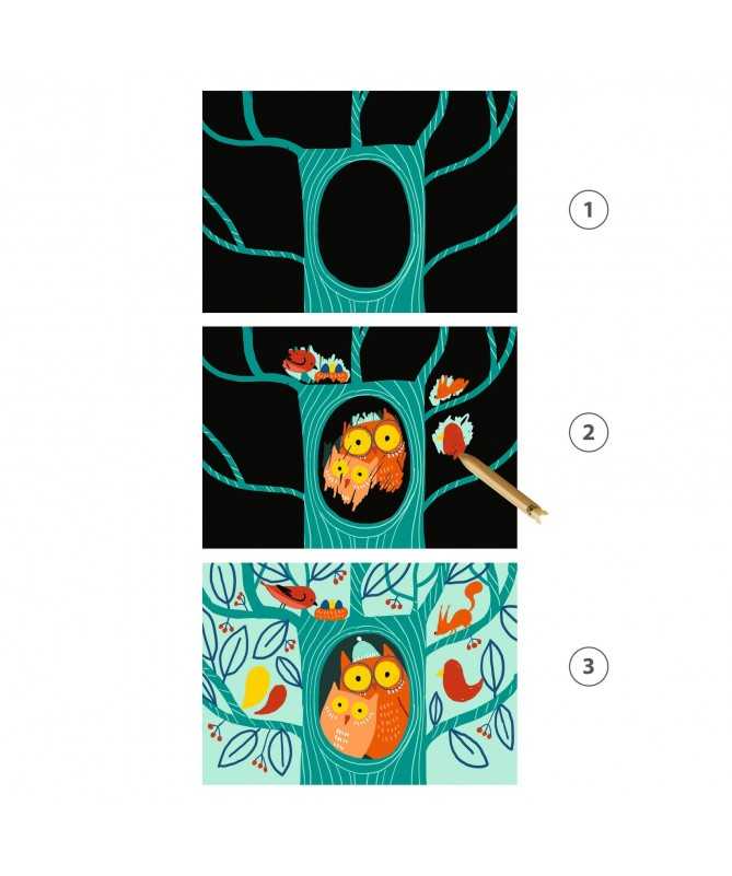Cartes à gratter - Animaux à découvrir Cartes à gratter - Animaux à découvrir