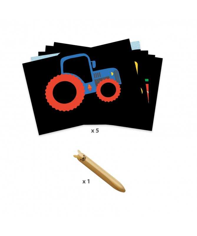 Cartes à gratter - Véhicules à découvrir Cartes à gratter - Véhicules à découvrir
