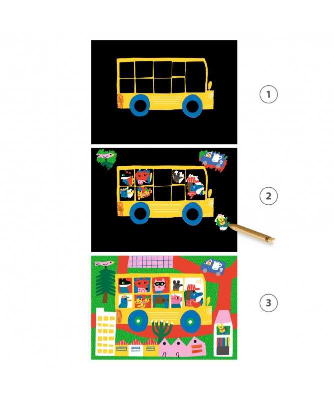 Cartes à gratter - Véhicules à découvrir Cartes à gratter - Véhicules à découvrir