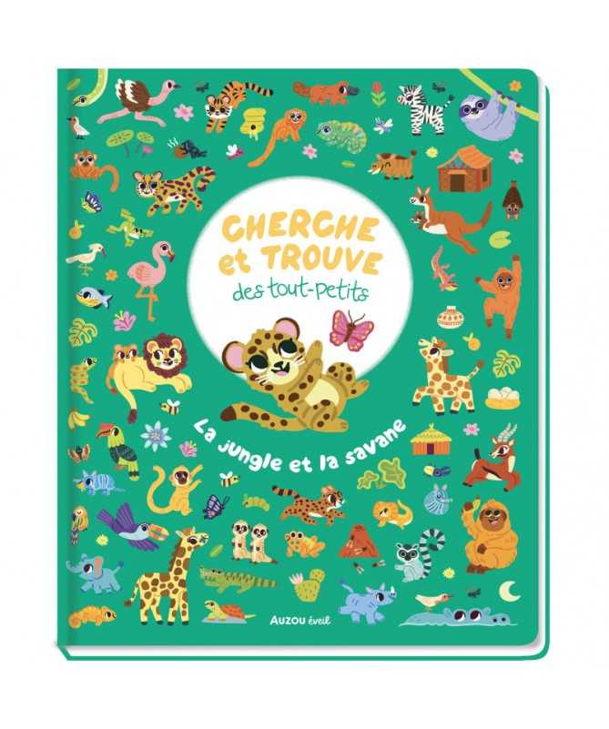 Cherche et trouve des tout petits - Jungle et savane - Livres - Baraka Jeux