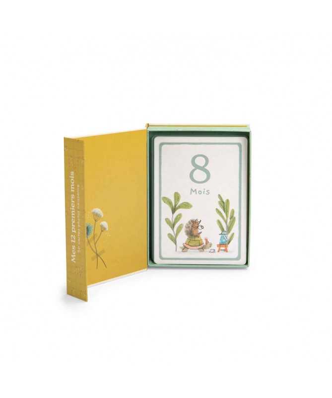 Cartes Mes 12 premiers mois - Trois petits lapins Cartes Mes 12 premiers mois - Trois petits lapins
