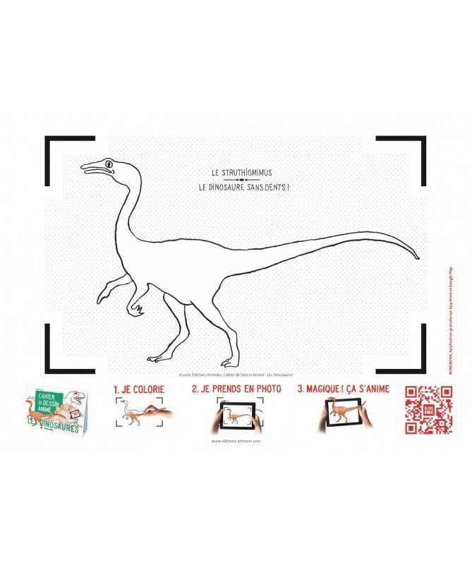 Coloriage animé - Dinosaures