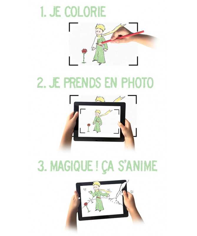 Coloriage animé - Le Petit Prince Coloriage animé - Le Petit Prince