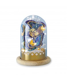 Cloche lumineuse - Papillons à créer