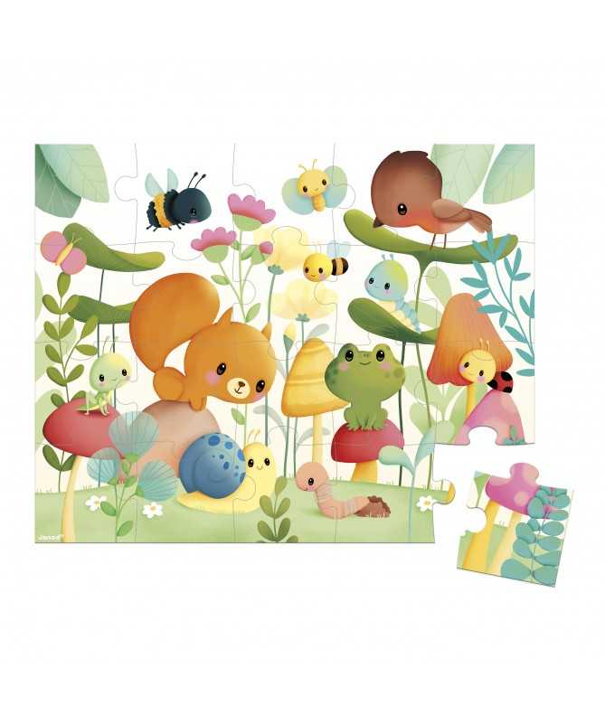 Puzzle - Les compagnons du jardin (20 pcs)