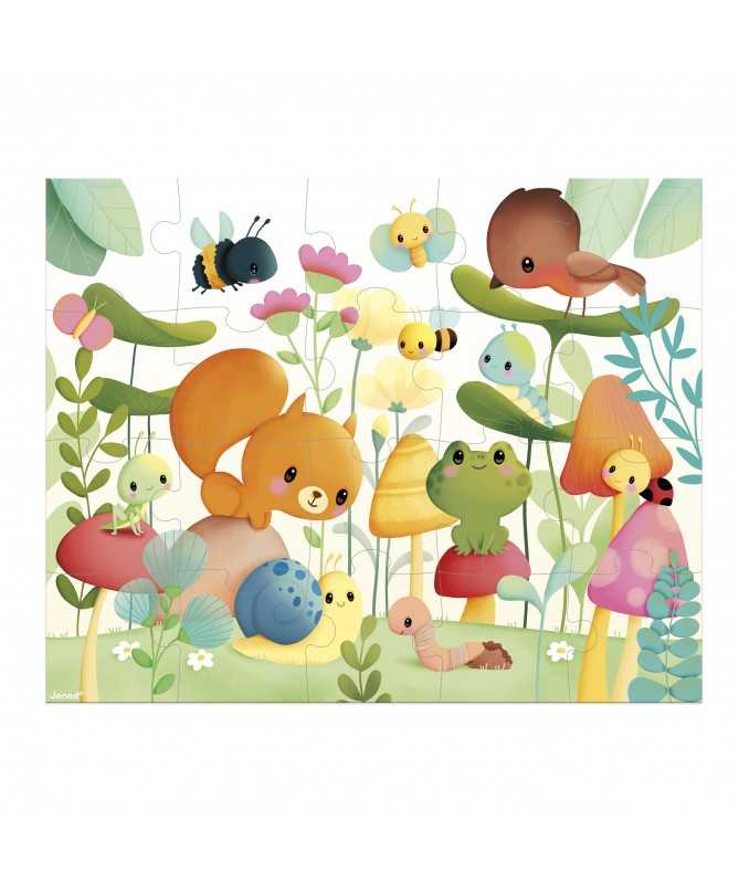 Puzzle - Les compagnons du jardin (20 pcs)