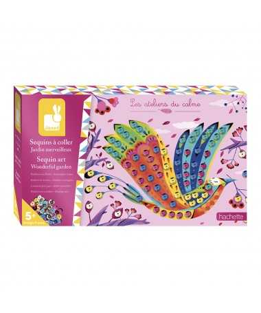 Kit créatif - Sequins à coller - Jardin Merveilleux