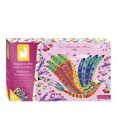Kit créatif - Sequins à coller - Jardin Merveilleux