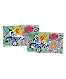 Kit créatif - Sequins à coller - Jardin Merveilleux