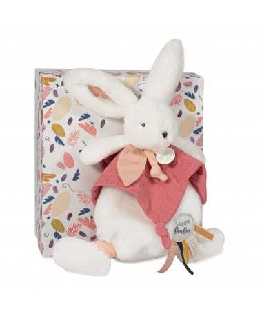 Happy Boho - Doudou Lapin rose