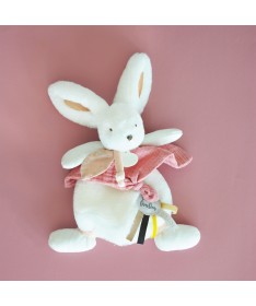 Happy Boho - Doudou Lapin rose