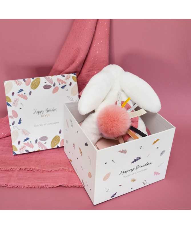 Happy Boho - Doudou Lapin rose Happy Boho - Doudou Lapin rose