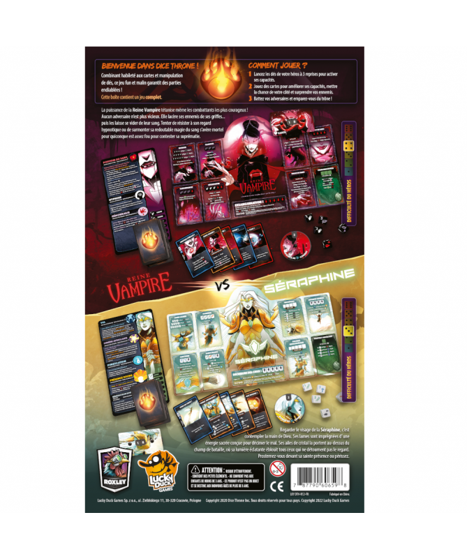 Dice Throne S2 - Séraphine VS Reine Vampire Dice Throne S2 - Séraphine VS Reine Vampire