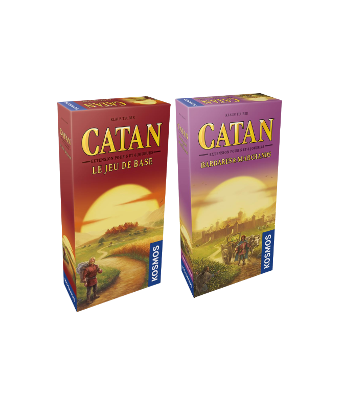 Pack Catan ext. pour 5/6 joueurs Barbares & Marchands