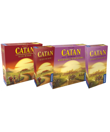 Pack Catan & ext. Barbare & Marchands pour 5/6 j.