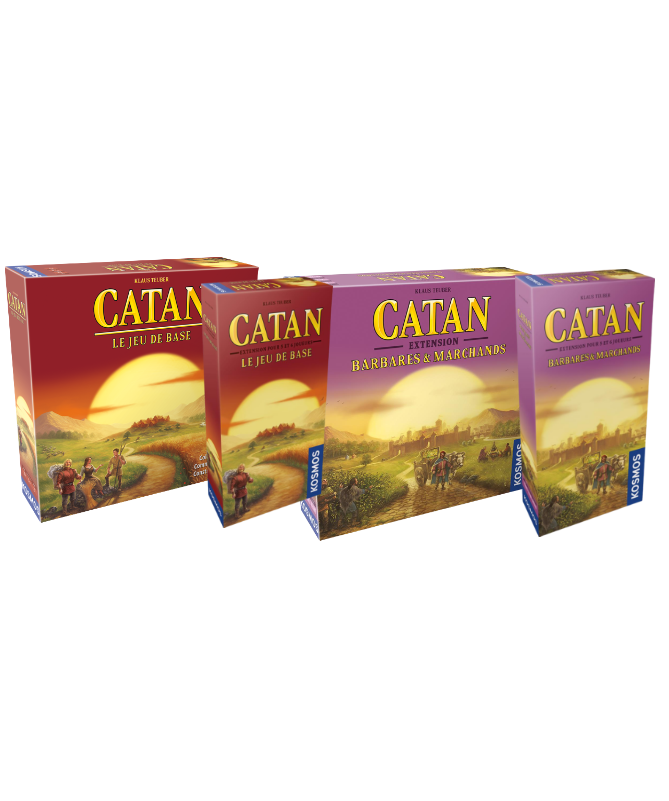 Pack Catan & ext. Barbare & Marchands pour 5/6 j.