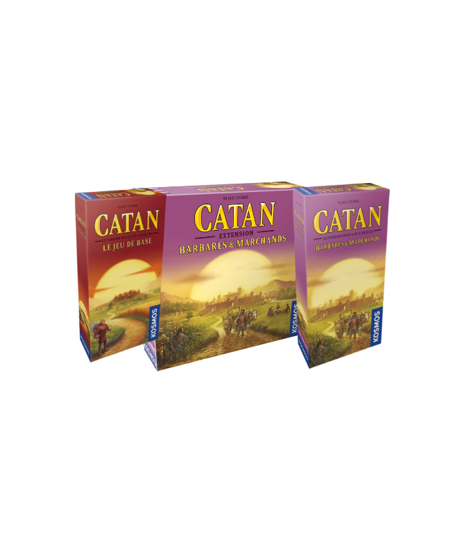 Pack Catan ext. 5/6 joueurs + Barbares & Marchands