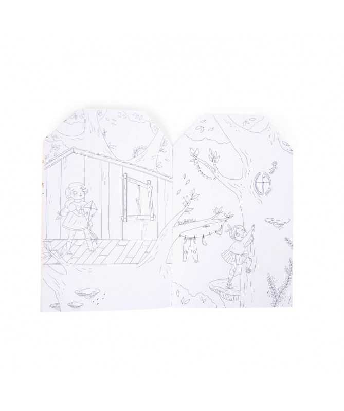 Cahier stickers et coloriage - Les Parisiennes - 20 pages Cahier stickers et coloriage - Les Parisiennes - 20 pages