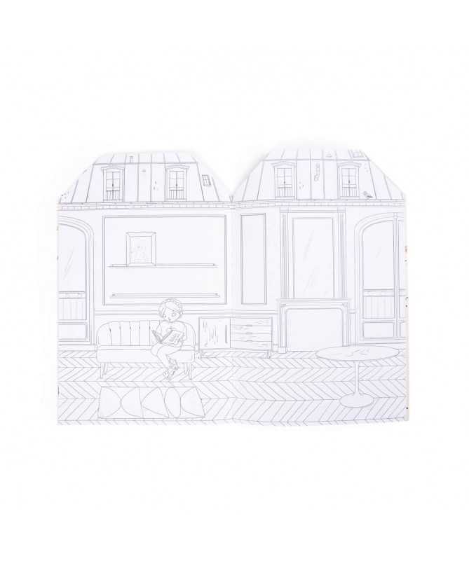 Cahier stickers et coloriage - Les Parisiennes - 20 pages Cahier stickers et coloriage - Les Parisiennes - 20 pages
