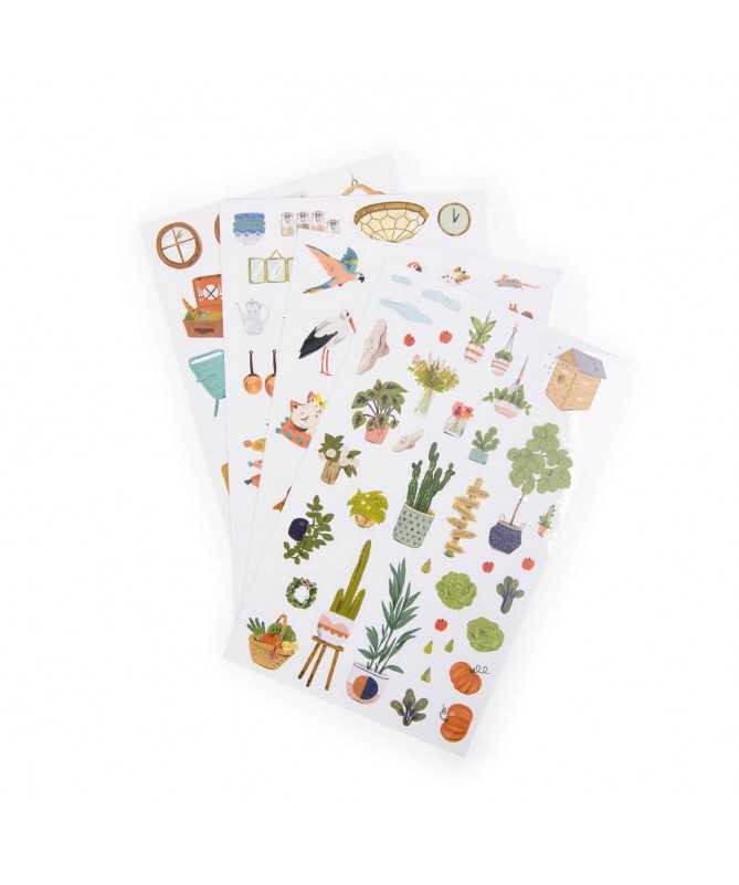 Cahier stickers et coloriage - Les Parisiennes - 20 pages Cahier stickers et coloriage - Les Parisiennes - 20 pages