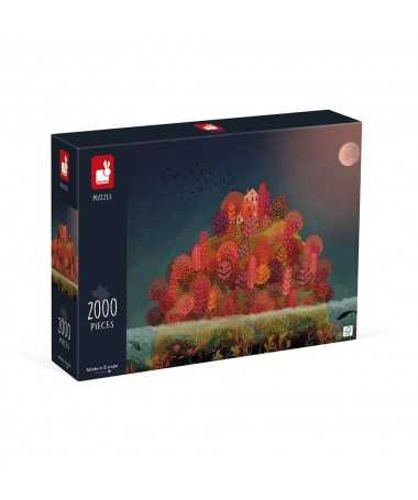 Puzzle Automne Rouge (2000 pcs)