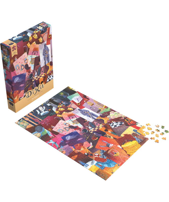 Puzzle Dixit - Red Mishmash (1 000 pcs)