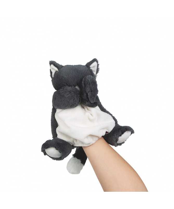 Chat Chamallow - Marionnette Chat Chamallow - Marionnette